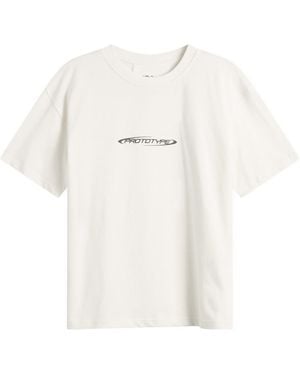 KA_YO_Prototype Boxy Logo T-Shirt - White
