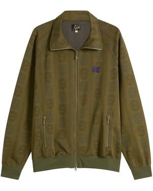 Needles Poly Jacquard Track Jacket - Green