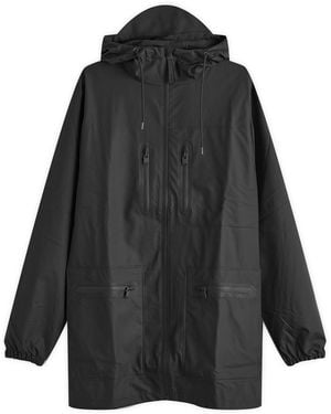 Rains Cargo Long Jacket - Black