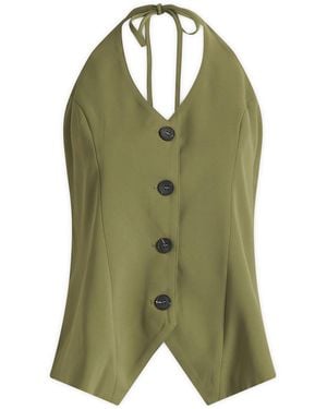 4th & Reckless Sabrina Waistcoat - Green