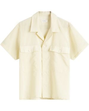 Second/Layer Open Collar Shirt - Natural