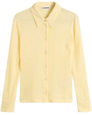 Jil Sander Loose Knit Cardigan - Yellow