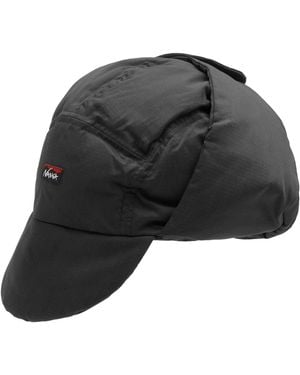 NANGA Hinoc Ripstop Down Ear Flap Cap - Black