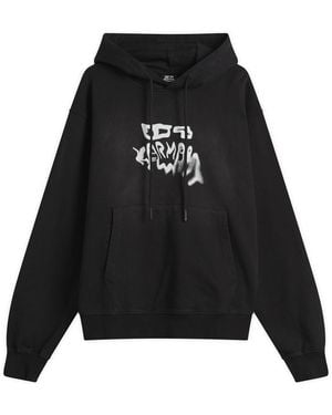 KARMA8A Chalk Logo Hoodie - Black