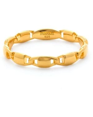 Miansai Ova Ring - Yellow