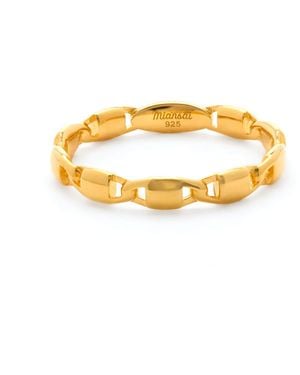 Miansai Ova Ring - Yellow