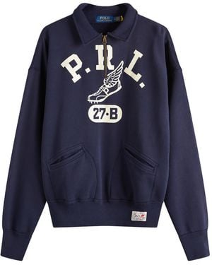 スウェット・トレーナー Polo Ralph Lauren PRL Run Club Half Zip Sweatshirt polo-ralph-lauren-Cruise-Navy-
