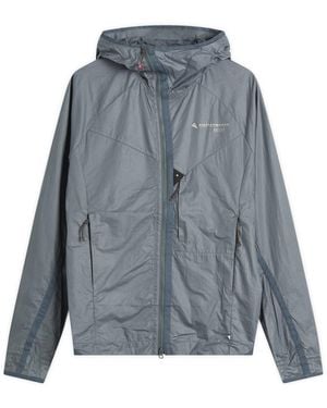 Klättermusen Ansur Hooded Wind Jacket - Blue