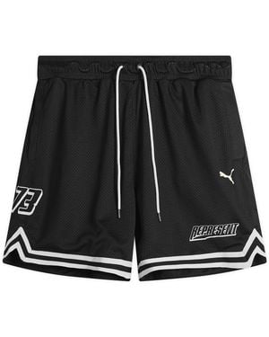 PUMA X Represent Graphic Shorts - Black