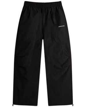MKI Miyuki-Zoku Washed Cotton Nylon Parachute Trousers - Black