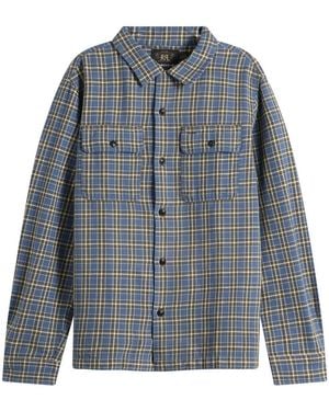 RRL Matlock Check Shirt - Blue
