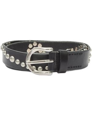 Our Legacy Star Fall Studded Belt - Grey
