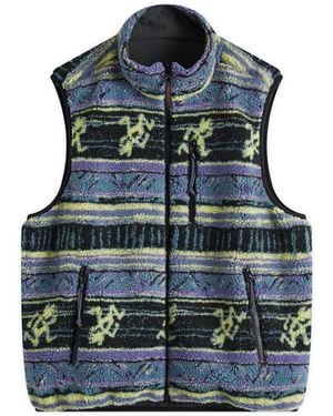 thisisneverthat X Gramicci Reversible Fleece Vest - Blue