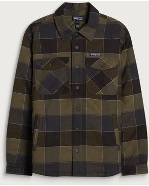 Patagonia Insulated Fjord Flannel Shirt - Black