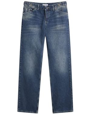 Peachy Den Goldie Wide Leg Jeans - Blue