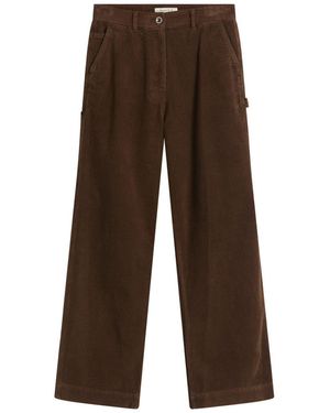 NOTHING WRITTEN Corduroy Carpenter Pants - Brown