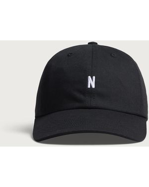 Norse Projects Twill Sports Cap - Black