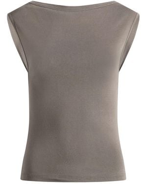 St. Agni Organic Cotton Ballerina Top - Grey
