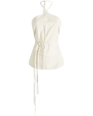 Baserange Mar Halter Top - White