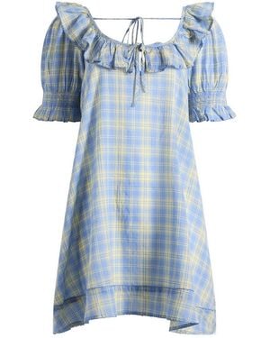 Damson Madder Harlow Mini Night Dress - Blue