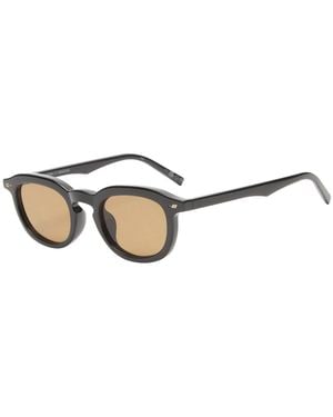 Le Specs Heart Throb Sunglasses - Metallic