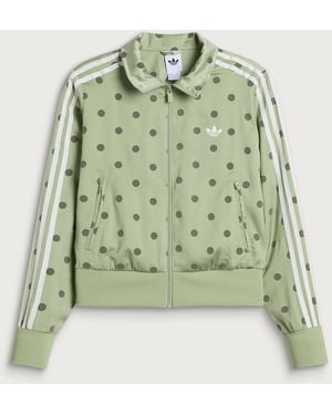 adidas Satin Polka Dots Track Top - Green