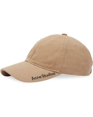 Acne Studios Carliyt Side Logo Cap - Natural