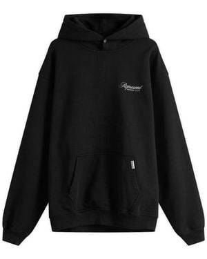 Represent Owners Club Script Hoodie - Black