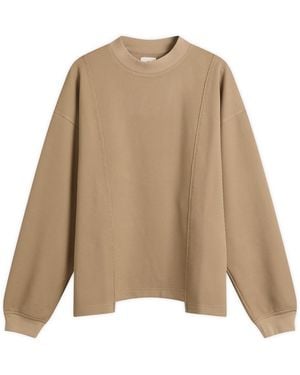 Ganter Waffle Long Sleeve Top - Brown