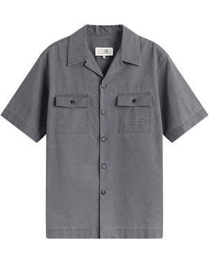 Maison Margiela Mm6 Cotton Utility Shirt - Grey