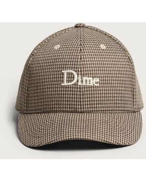 Dime Classic Houndstooth Low Pro Cap - Brown