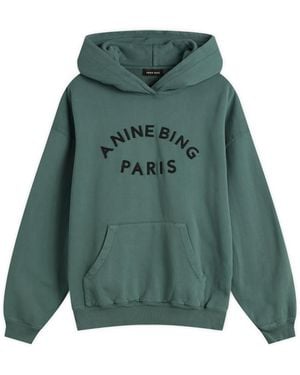 Anine Bing Harvey Paris Hoodie - Green