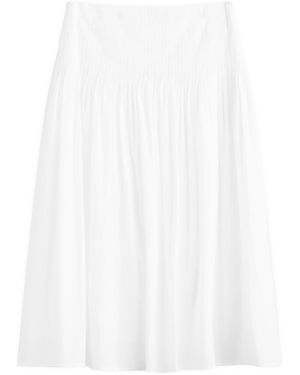 NOTHING WRITTEN Sherry Pleated Skirt - White