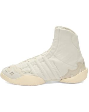 Y-3 Regu 2002 Hi Shoes - Natural
