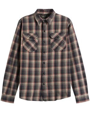 RRL Jasper Check Shirt - Grey