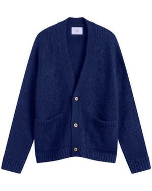 Folk Relaxed Cardigan - Blue