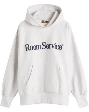 Late Checkout Room Service Hoodie - White