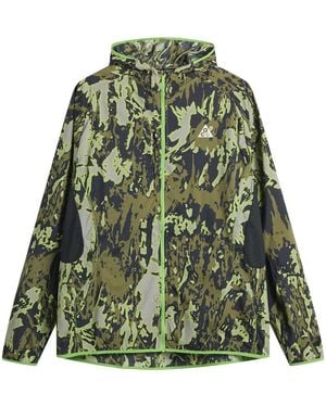 Nike Acg Running Trail Energy Jacket - Green