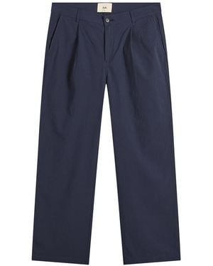 Folk Wide Fit Trouser, Size 34" - Blue