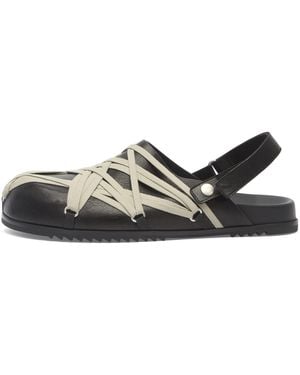 Rick Owens Megalace Slip On Mule - Brown