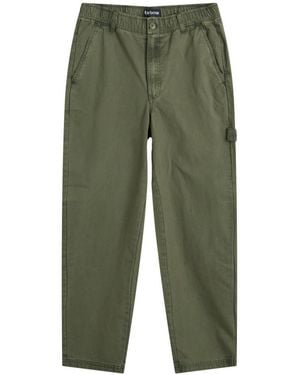Barbour Harton Relaxed Trousers - Green