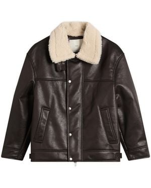 DUNST Faux Shearling Jacket - Black