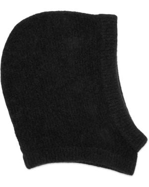 Rick Owens Knit Hood - Black