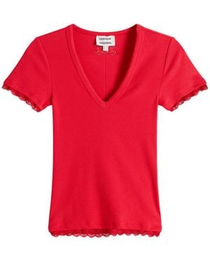Damson Madder Paige Top - Red