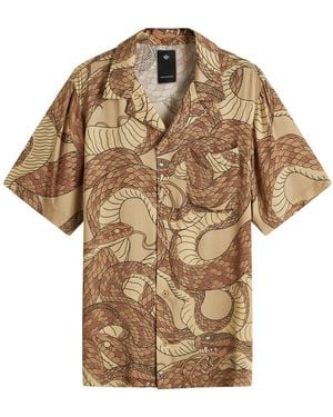 Maharishi Snakeskin Vacation Shirt - Brown