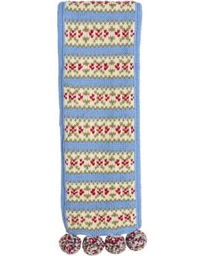 Bode Wedgewood Scarf - Blue