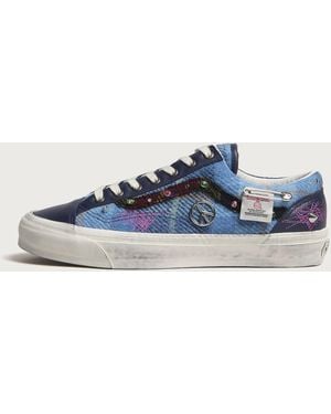 Vans Lx Old Skool 36 Harris Tweed Sneaker - Blue