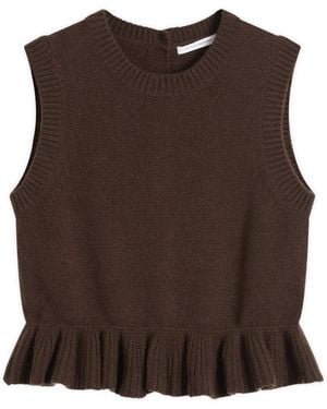 Cecilie Bahnsen Bill Vest - Brown