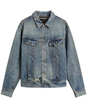 Mastercraft Union Edo Vintage Denim Jacket - Blue
