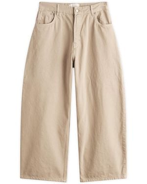 Studio Nicholson Paolo Denim Volume Pants - Brown